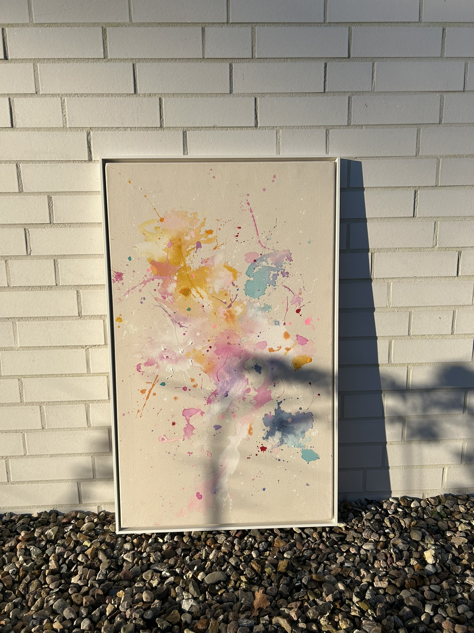 Zuckerwatte, 2025, Acryl auf roher Baumwollleinwand, Ansicht 6